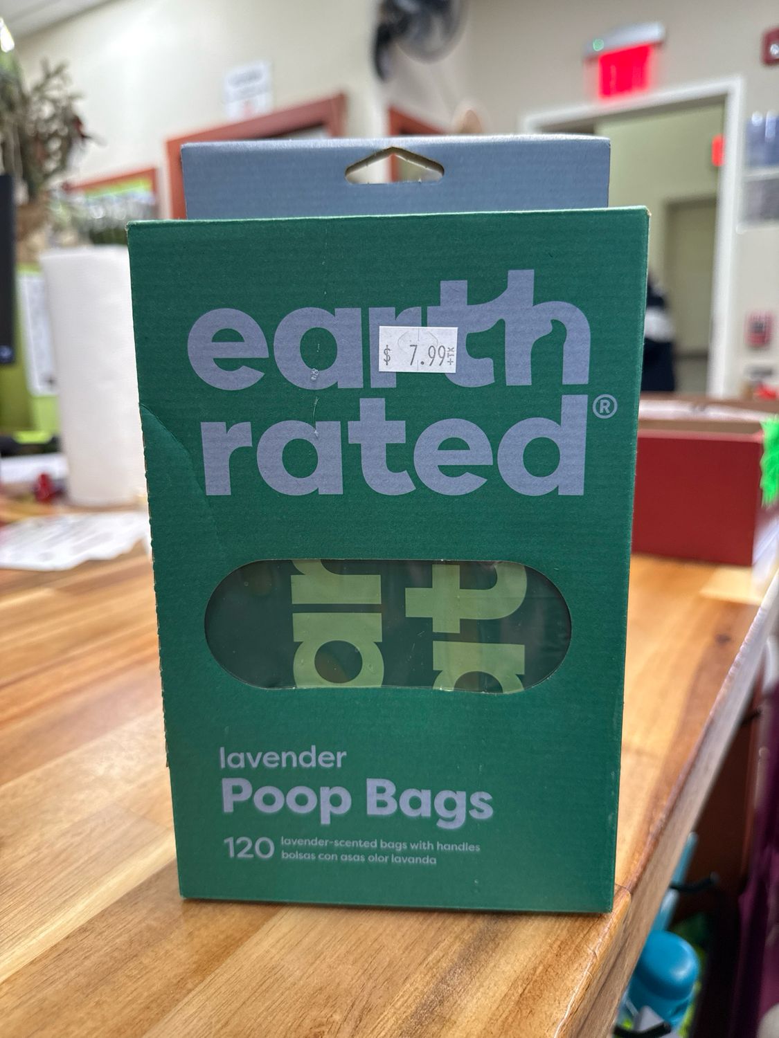 ER Poop Bag 120ct Handle Lavender