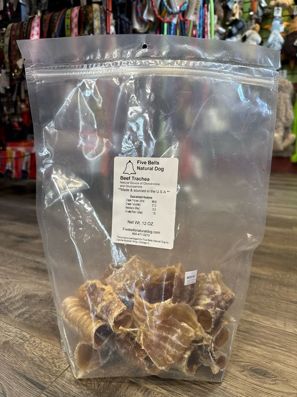 Five Bells Beef Trachea 6&quot; 12oz bag