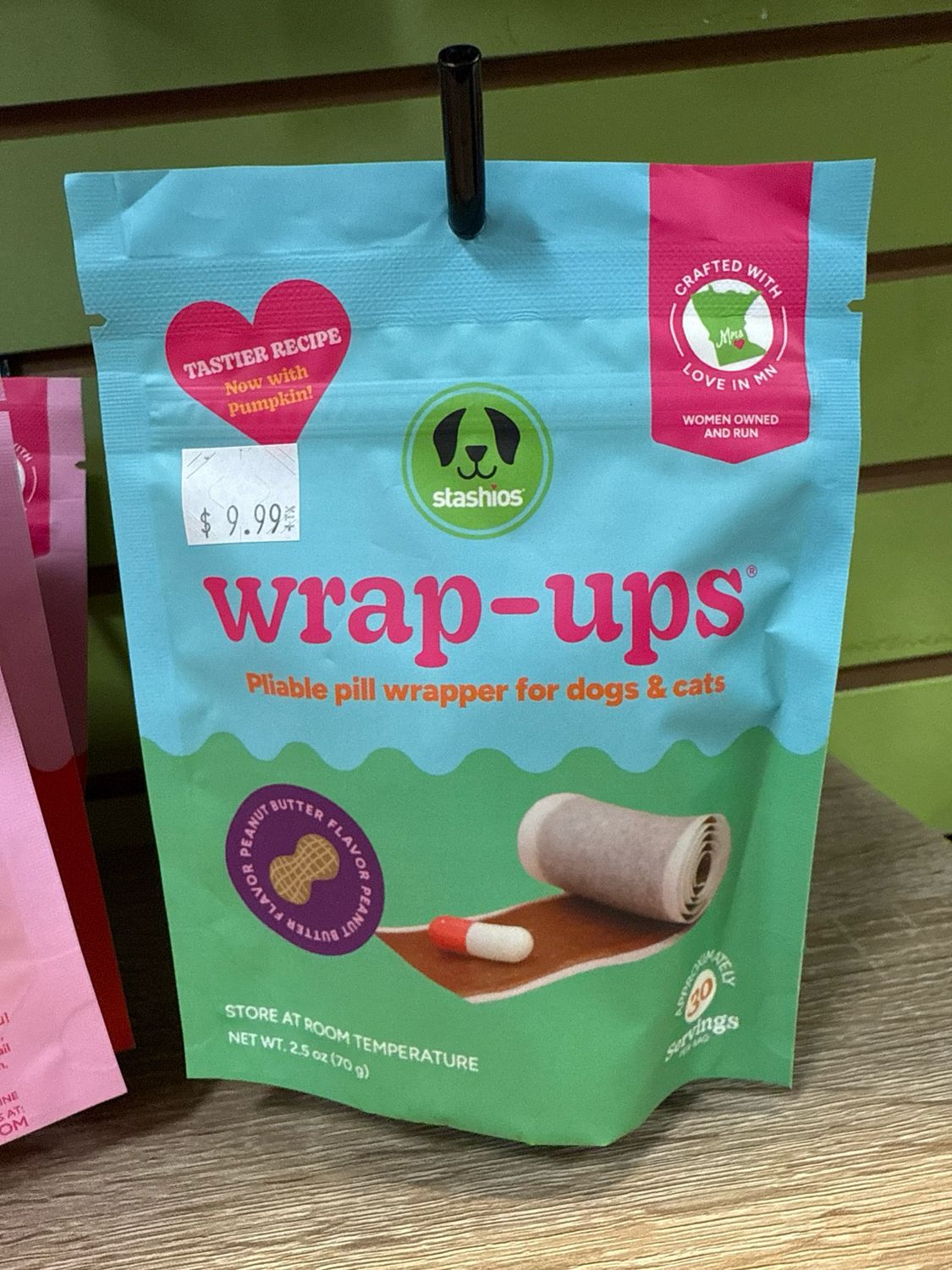 Stashios DC Wrap Ups Peanut Butter 2.1oz