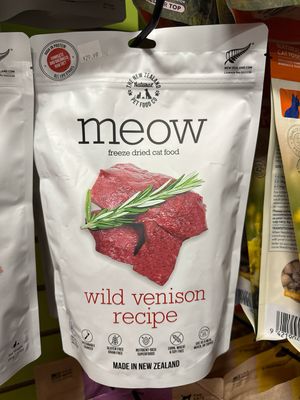 New Zealand Natural Pet Food Meow Wild Venison FZD 9.9oz