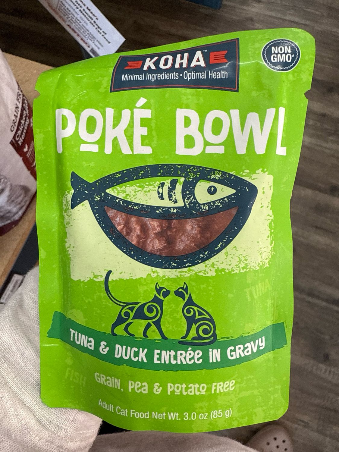 Koha Cat Poke Bowl Tuna Duck 3oz