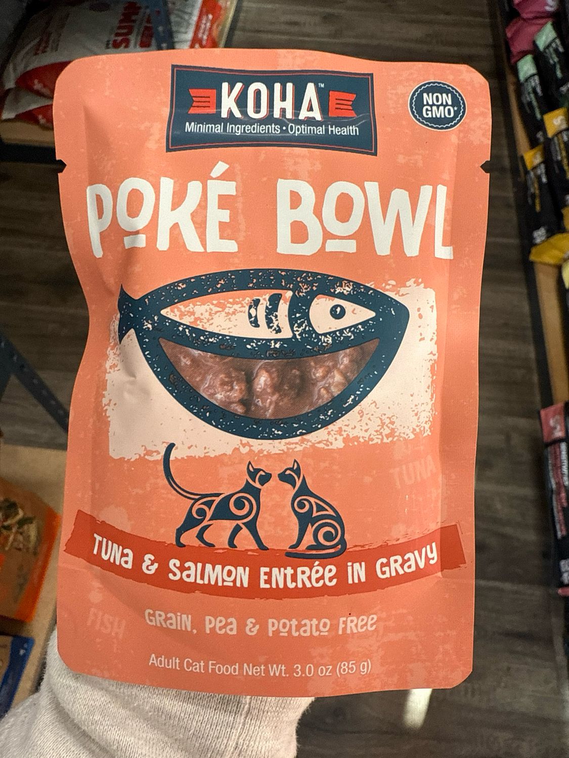 Koha Cat Poke Bowl Tuna Salmon 3oz