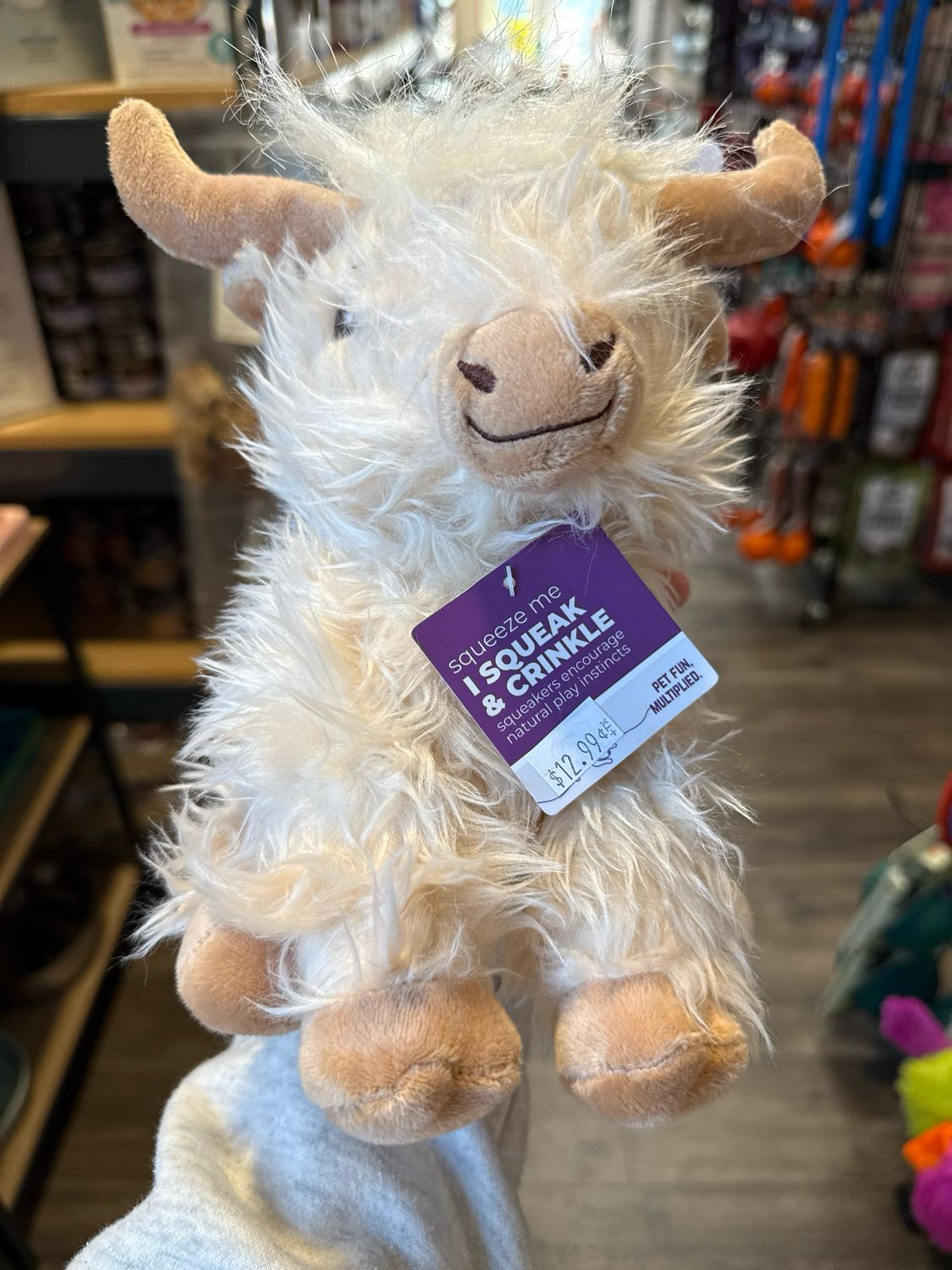 Multipet Highland Cow Shaggy 8"