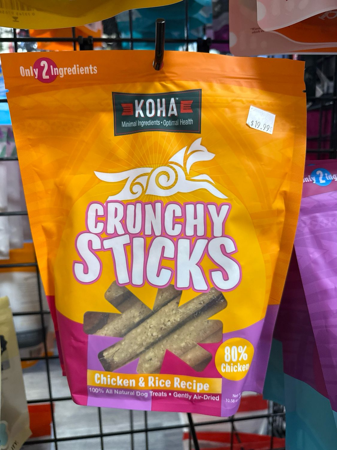 Koha Crunchy Sticks Chicken and Rice 10.58oz