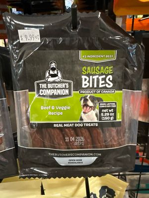 Butcher's Sausage Bites Beef Veg 5.3oz