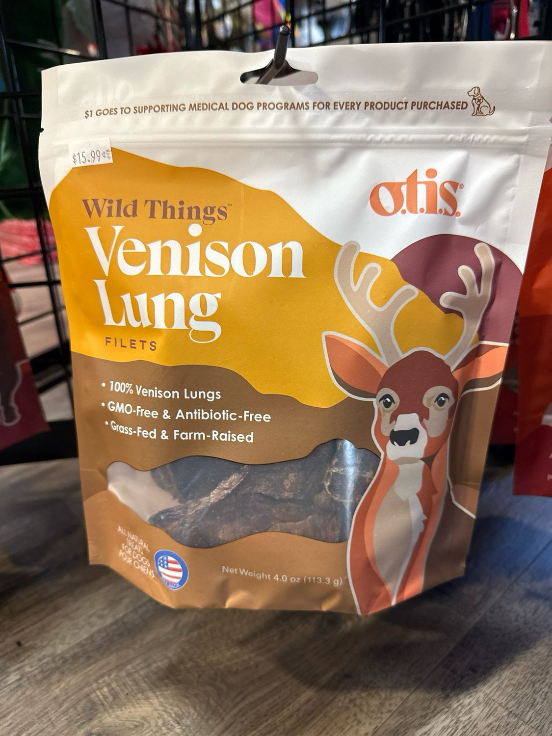 Otis Lung Filet Venison 4oz