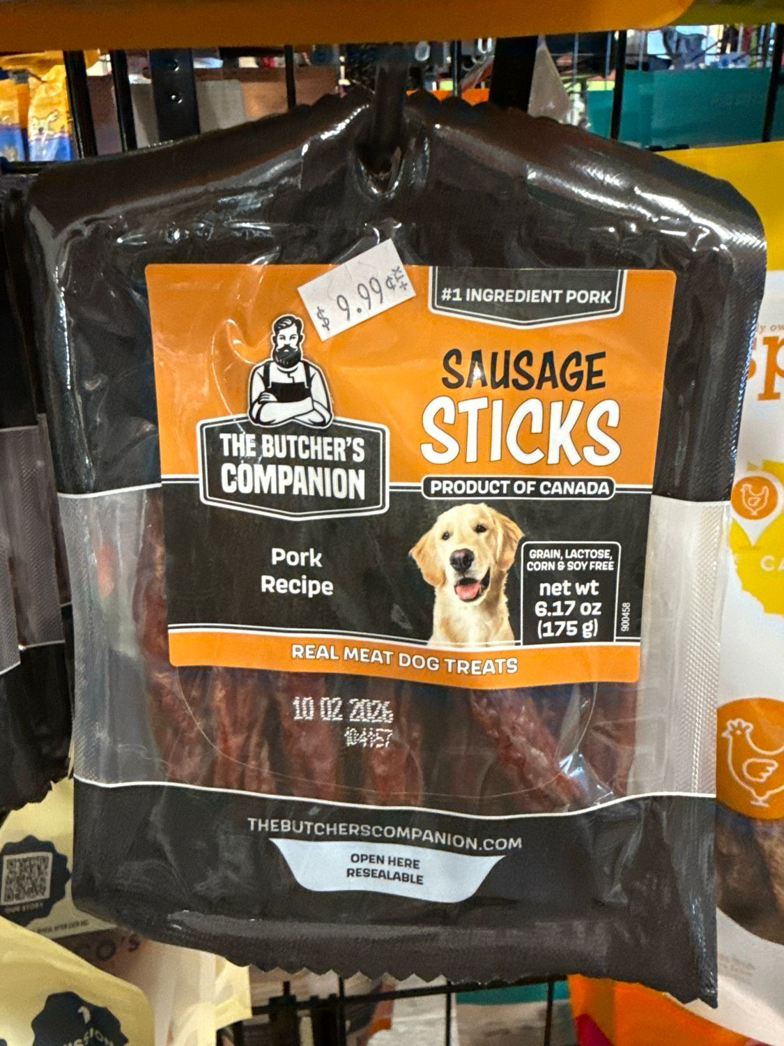 Butcher's Sausage Stick Pork 6.2oz