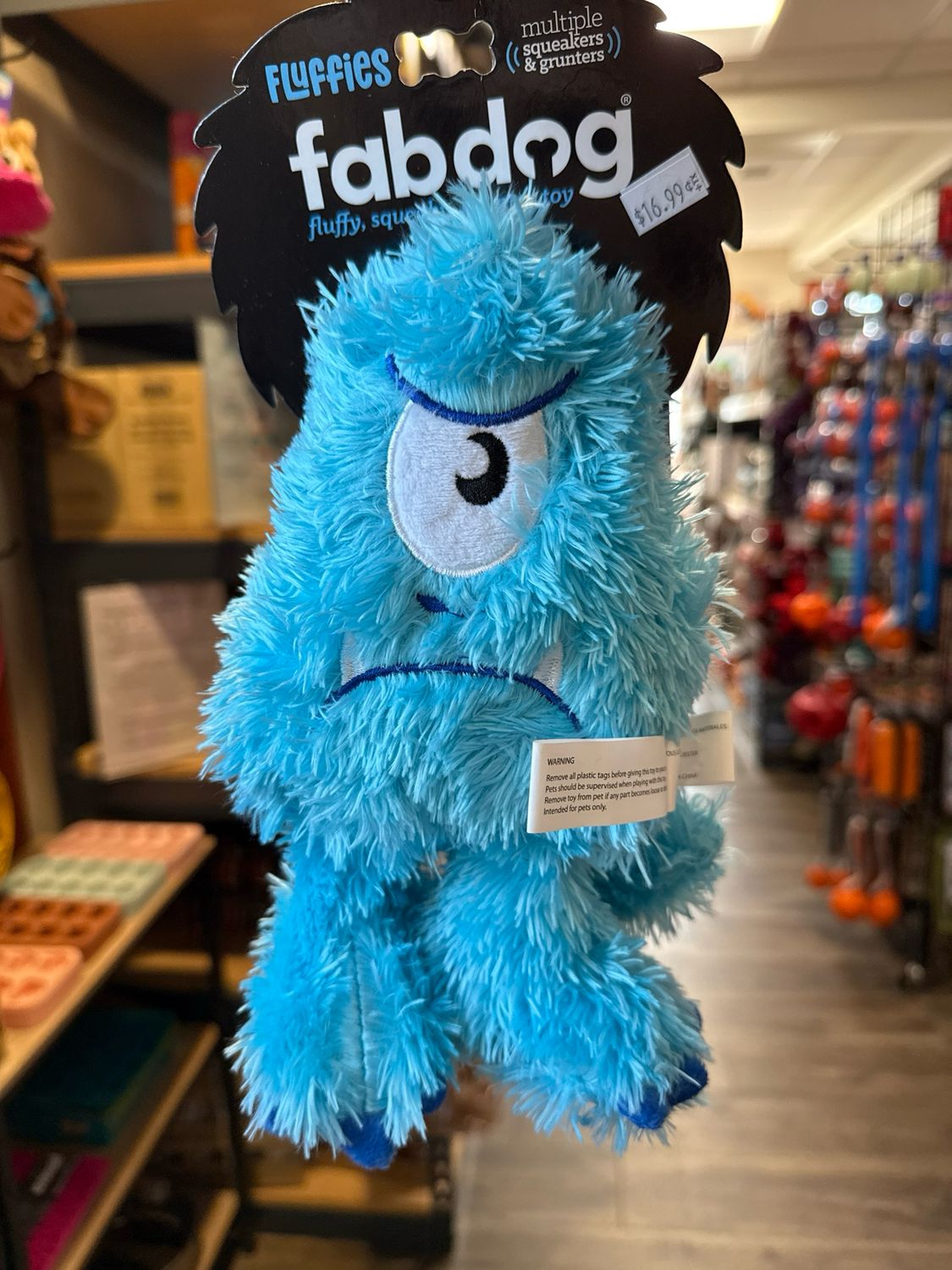 Fab D Fluffy Monster Blue Sm