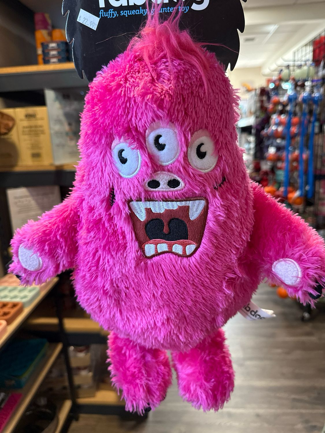 Fab D Fluffy Monster Pink Lg