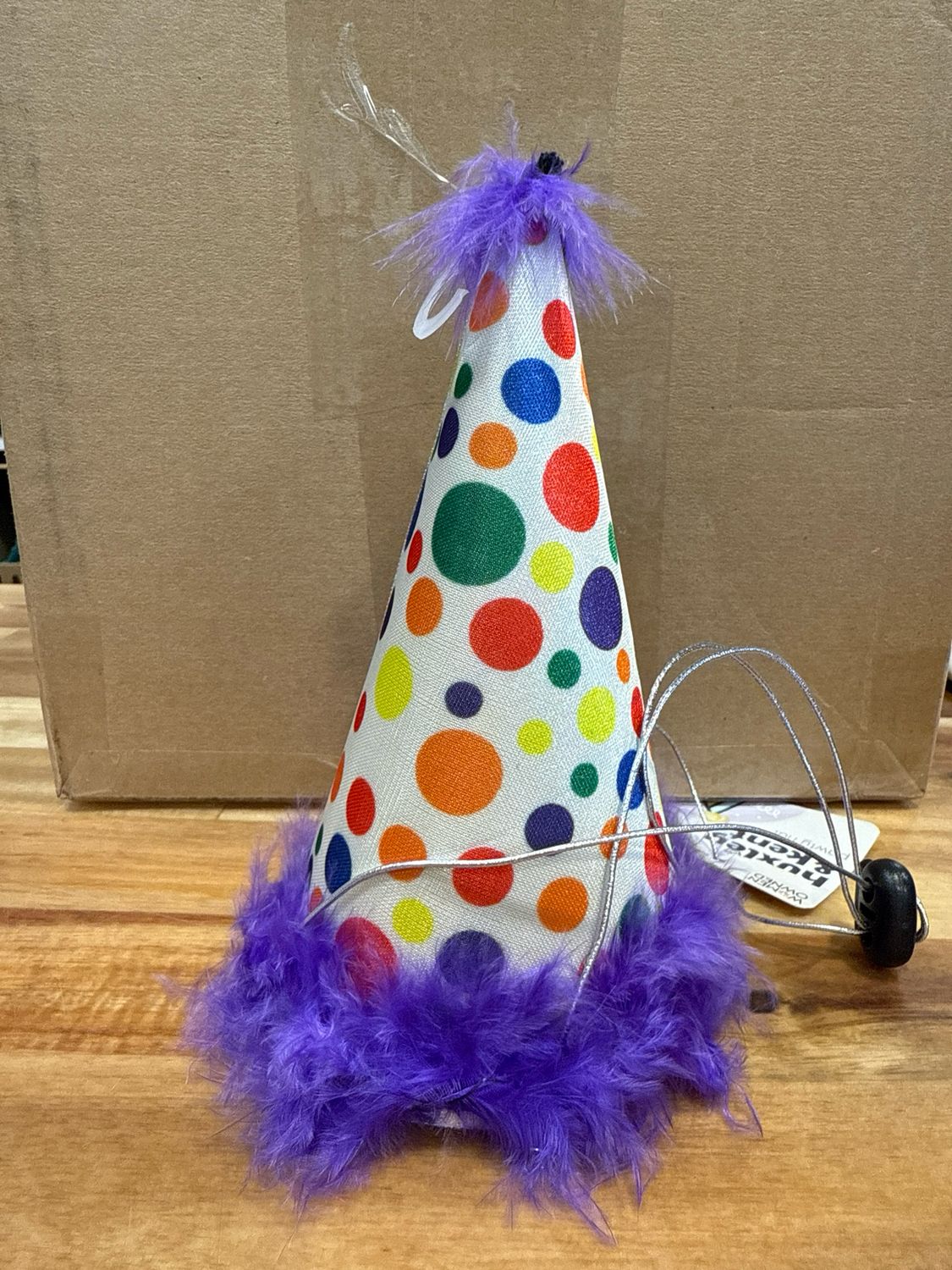 Huxley Kent Party Hat Happy Barkday Large