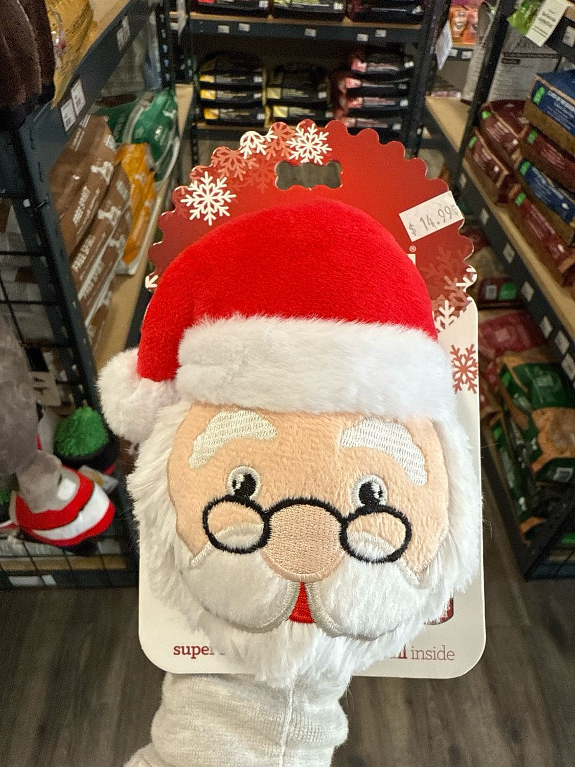 Fab Dog Xmas Fball Santa Large