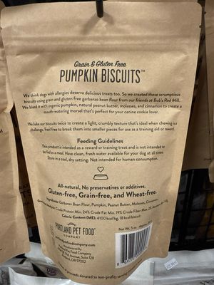 Portland Pet Biscuits Pumpkin 5oz