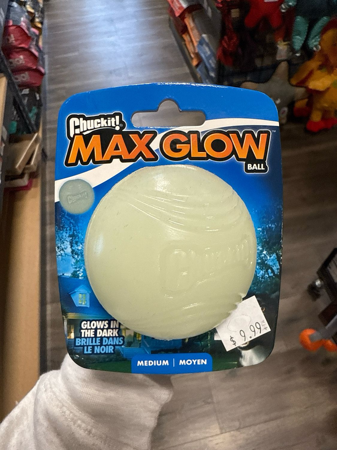 Chuck It Max  Glow Ball Medium