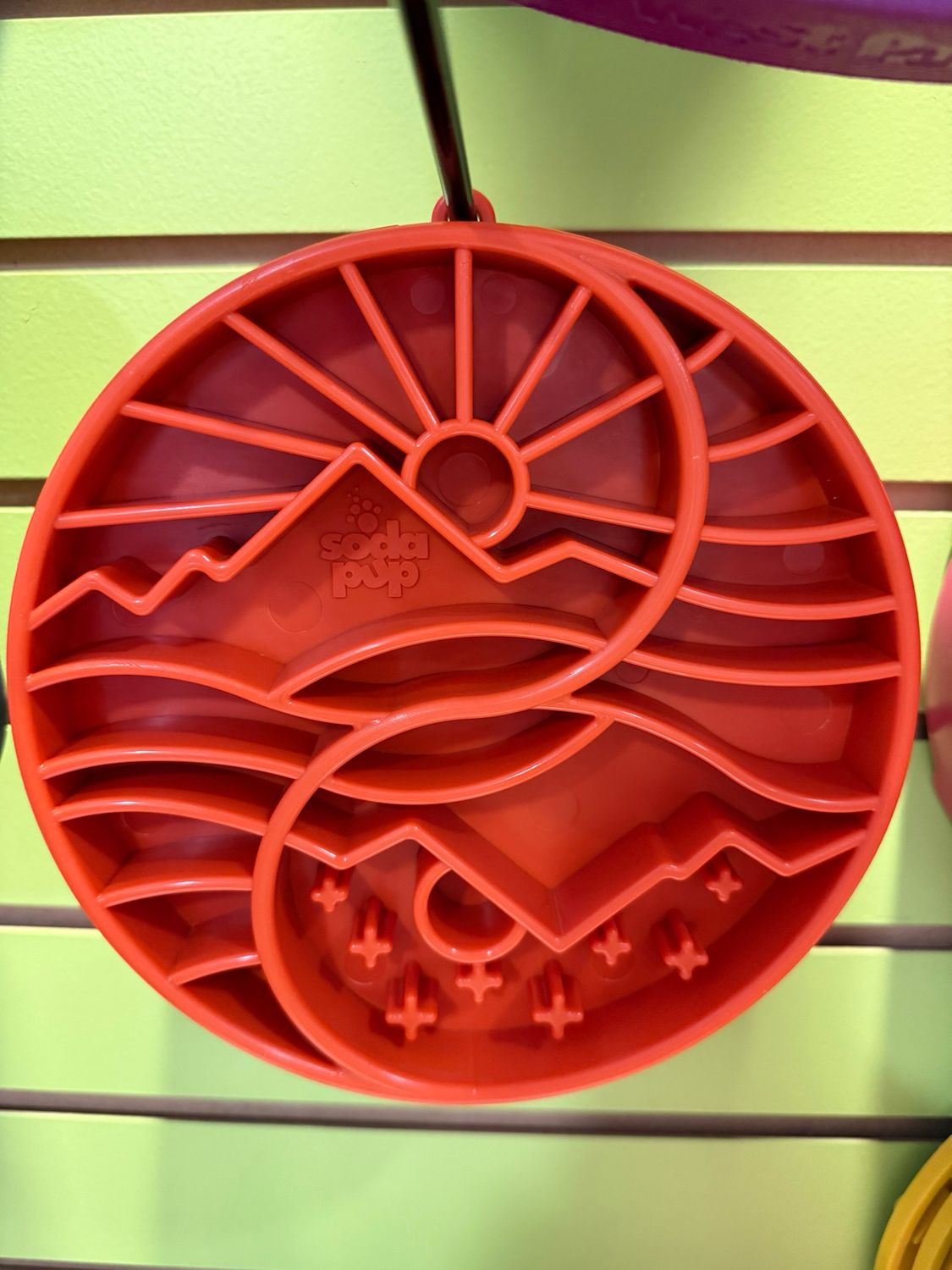 SodaPup Enrichment Slow Feeder Orange Yin Yang