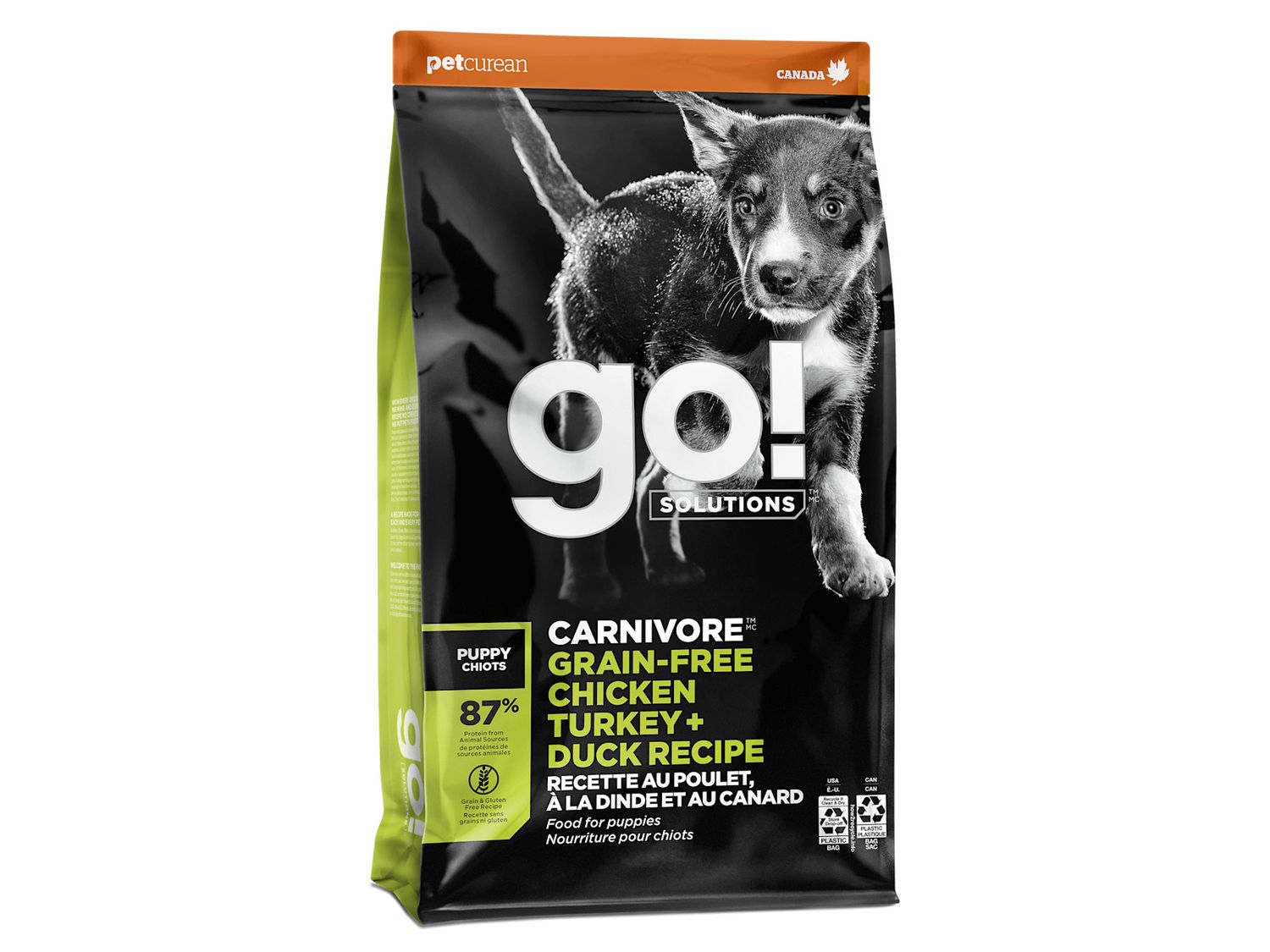 Petcurean Go Carnivore GF C/T/D Puppy 22#