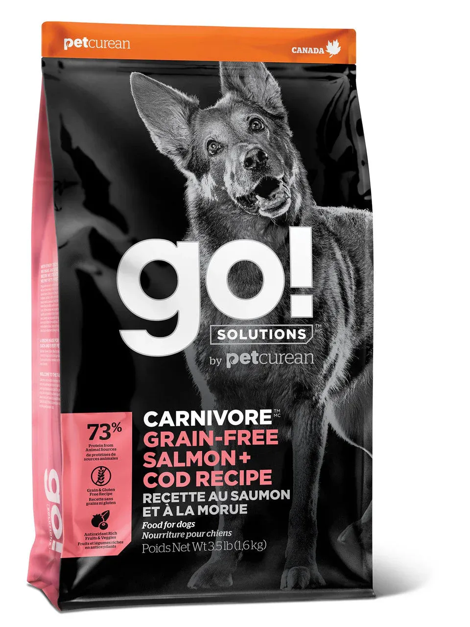 Petcurean Go Carnivore GF Salmon Cod 22#