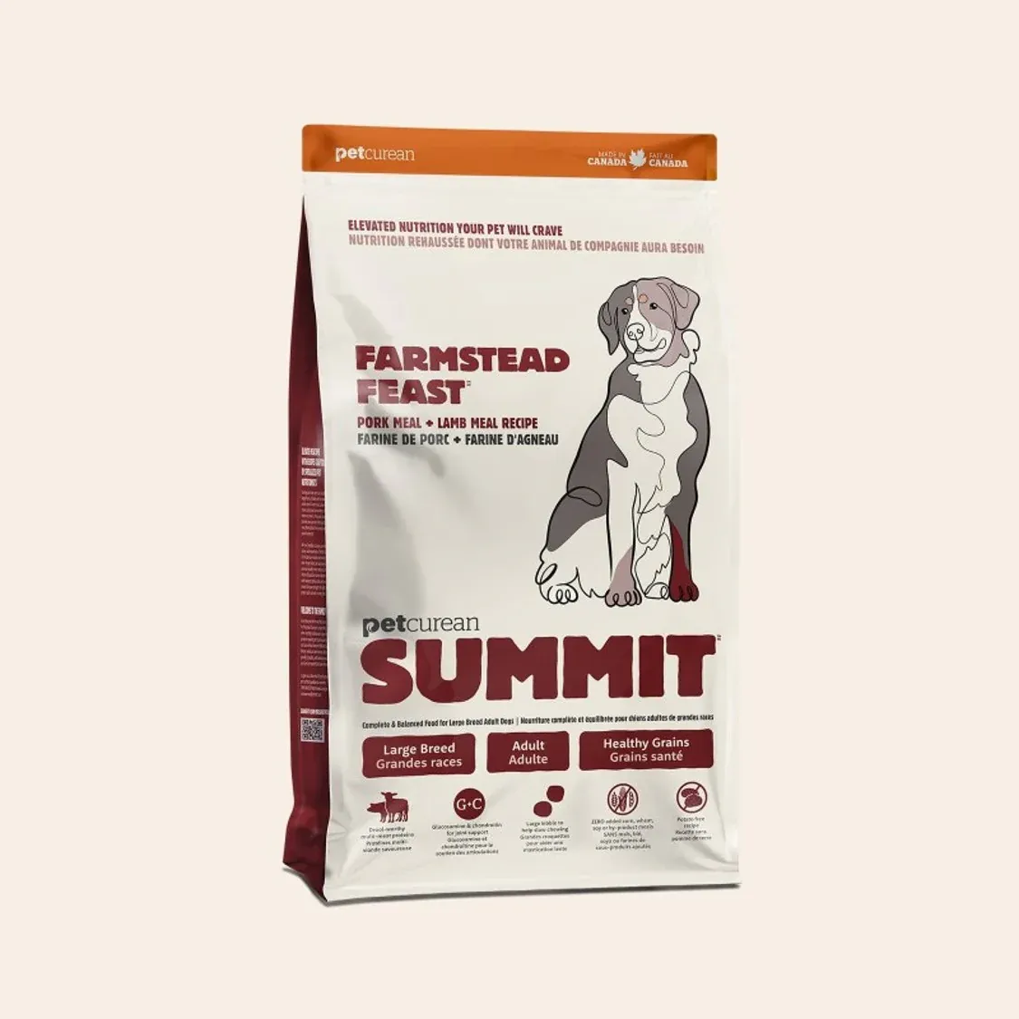 Petcurean Summit Farmstead Feast Large Breed 25#