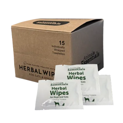Animal Essentials Herbal Ear Wipes 15ct