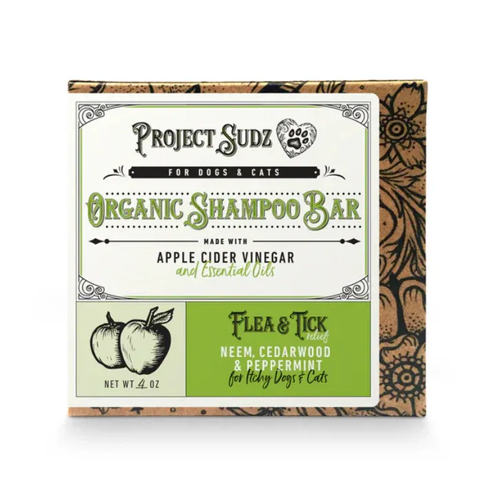 Project Sudz Shampoo Bar Flea &amp; Tick 4oz