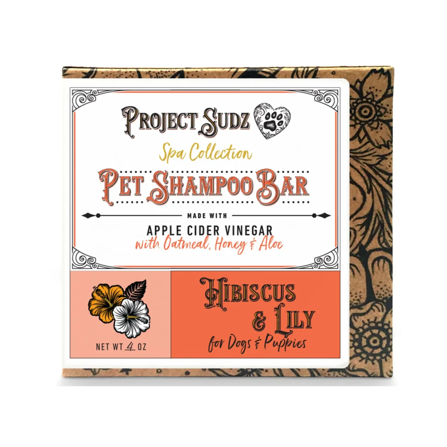 Project Sudz Shampoo Bar Hibiscus &amp; Lily 4oz