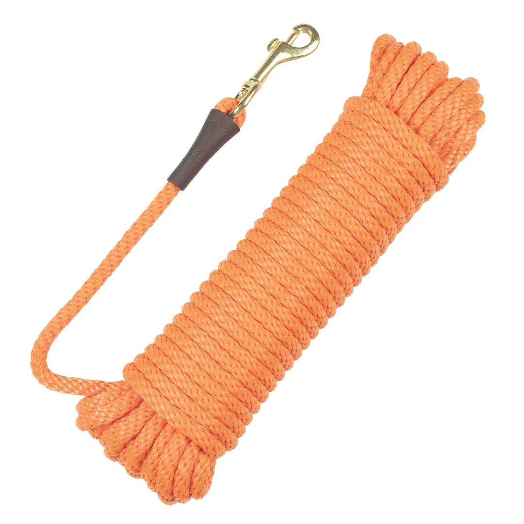 Mendota Trainer Check Cord 30 orange 3/8"