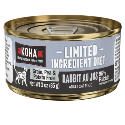 Koha Cat LID GF Rabbit 3oz