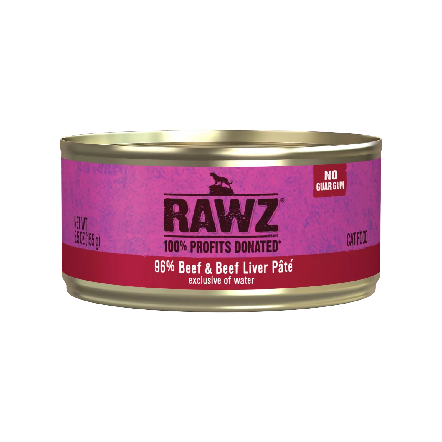 Rawz Cat 96% Beef Liver Pate 3oz