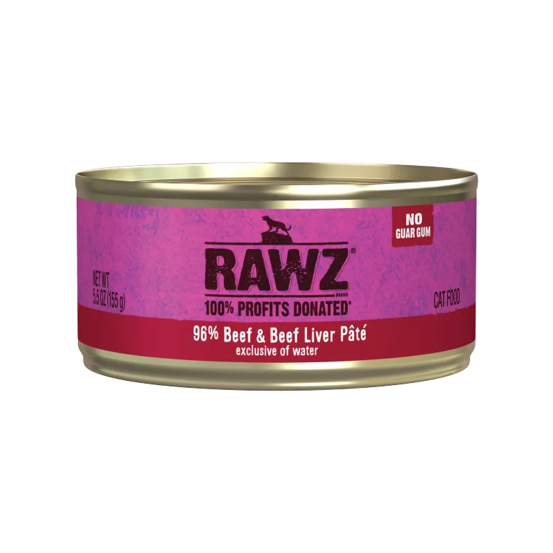 Rawz Cat 96% Beef Liver Pate 3oz