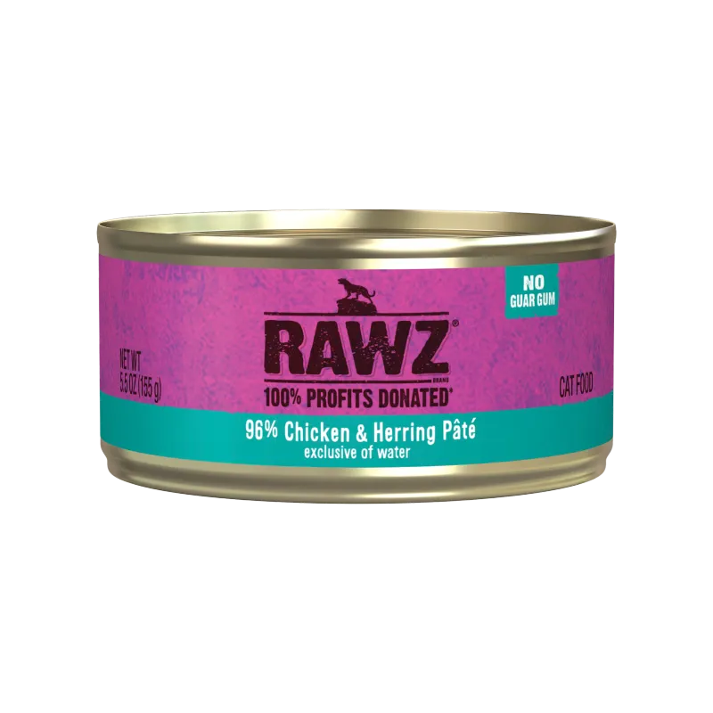 Rawz Cat 96% Chicken &amp; Herring 5oz
