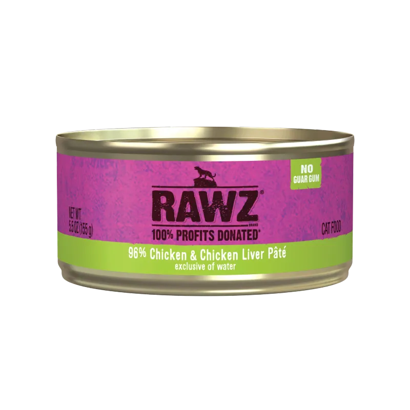 Rawz Cat 96% Chicken &amp; Liver 5oz