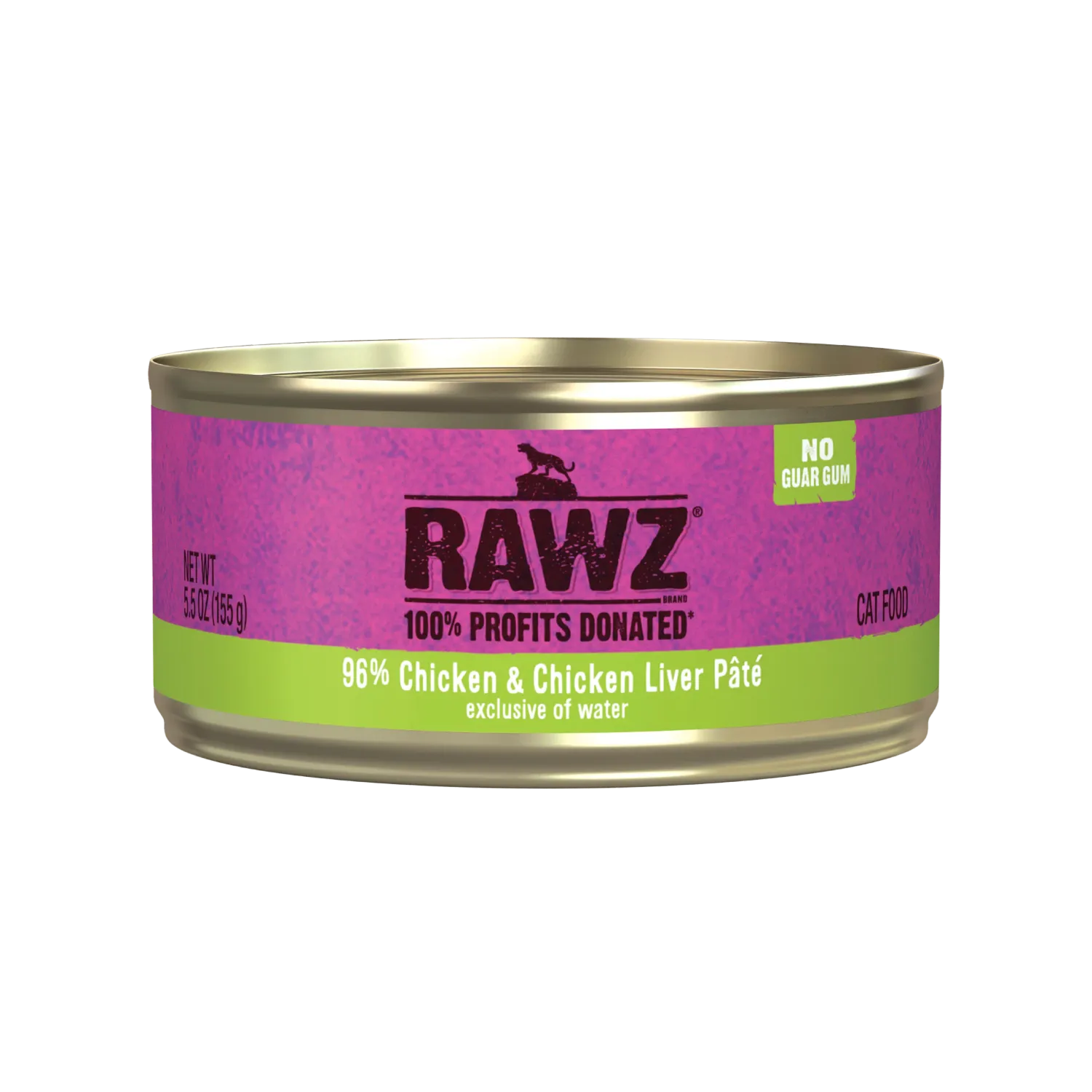 Rawz Cat 96% Chicken Liver Pate 3oz