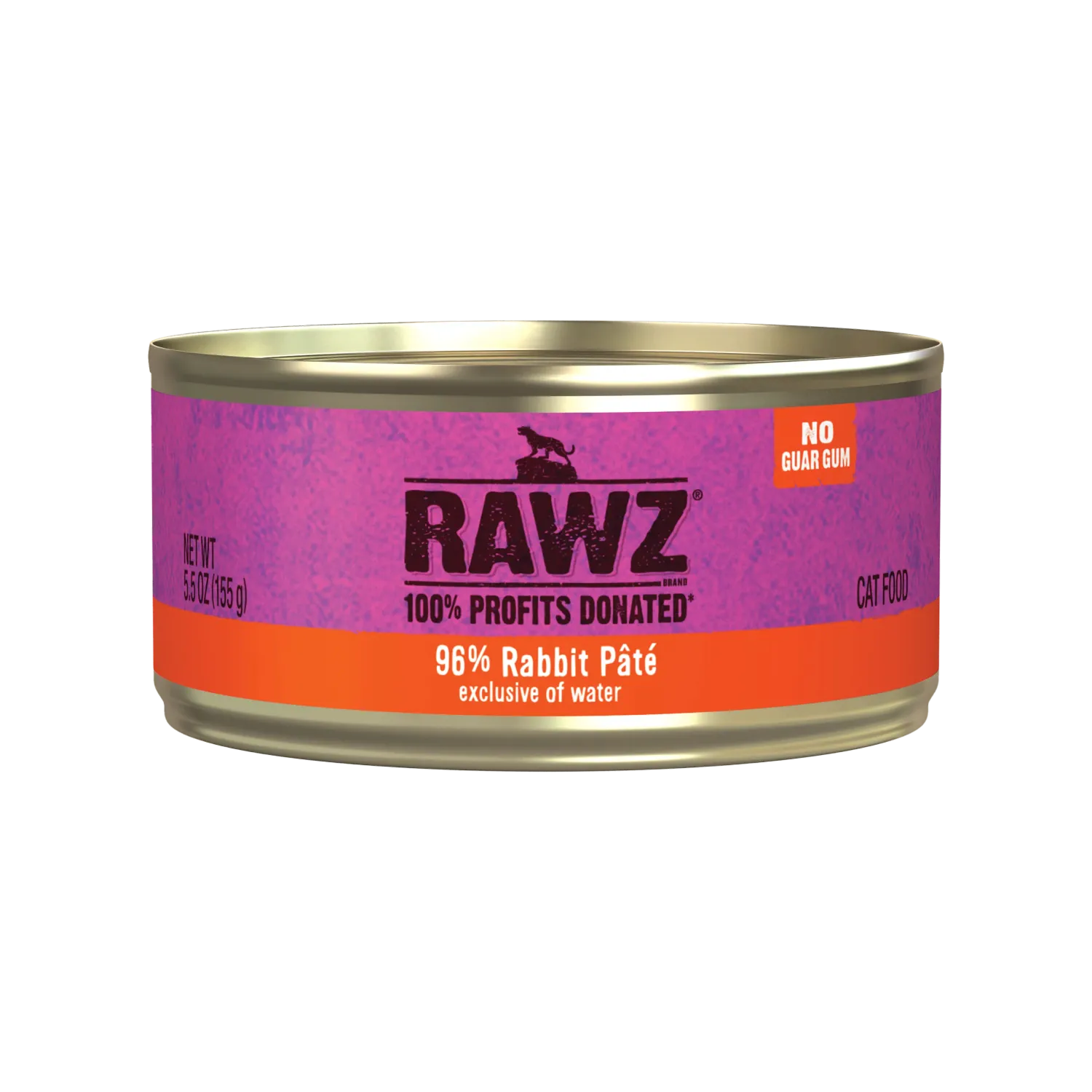 Rawz Cat 96% Rabbit Pate 5.5oz