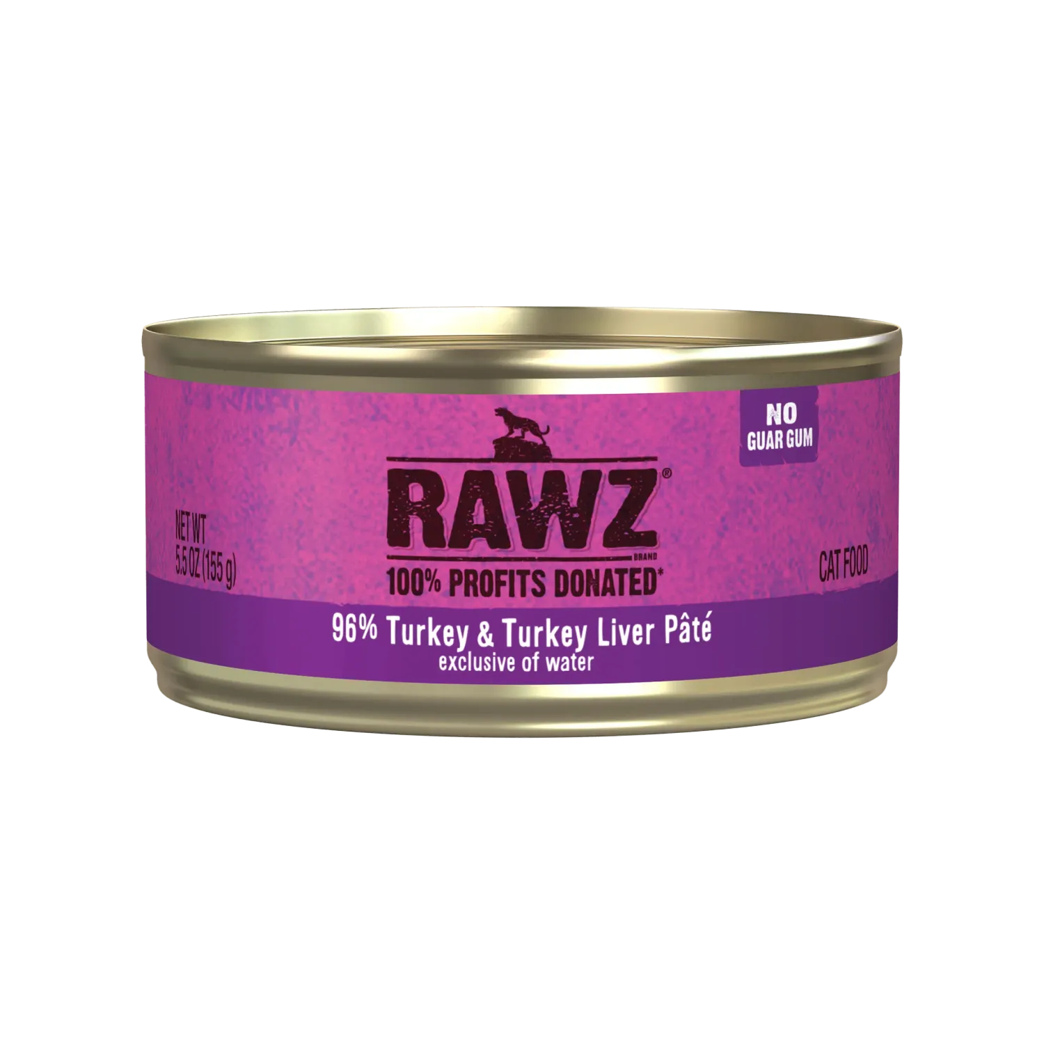 Rawz Cat 96% Turkey Liver Pate 3oz