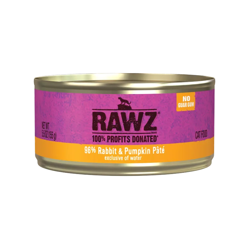 Rawz Cat Rabbit Pumpkin Pate 5.5oz
