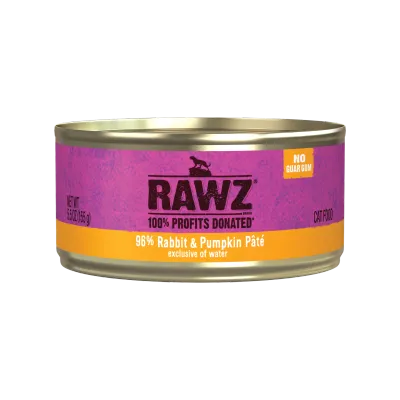 Rawz Cat Rabbit Pumpkin Pate 5.5oz