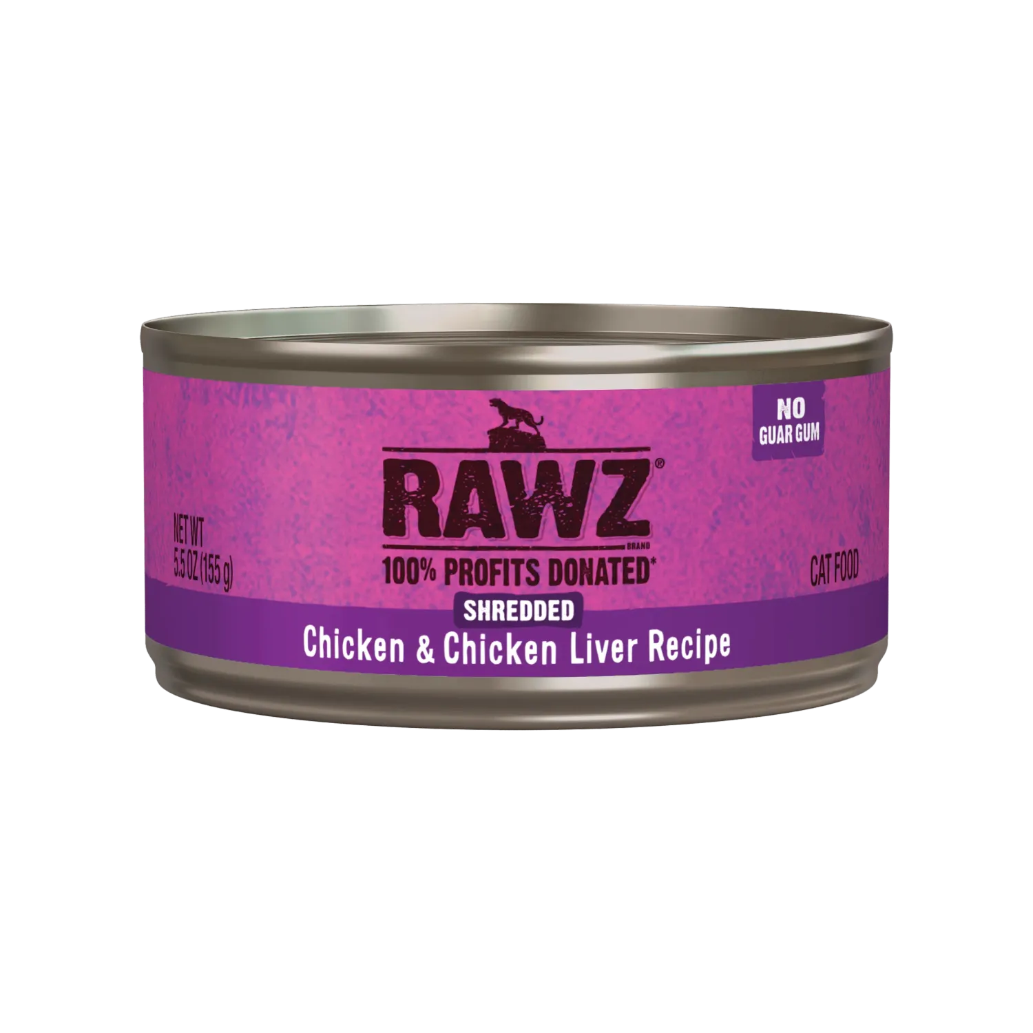 Rawz Cat Shredded Chicken &amp; Chicken Liver 5oz