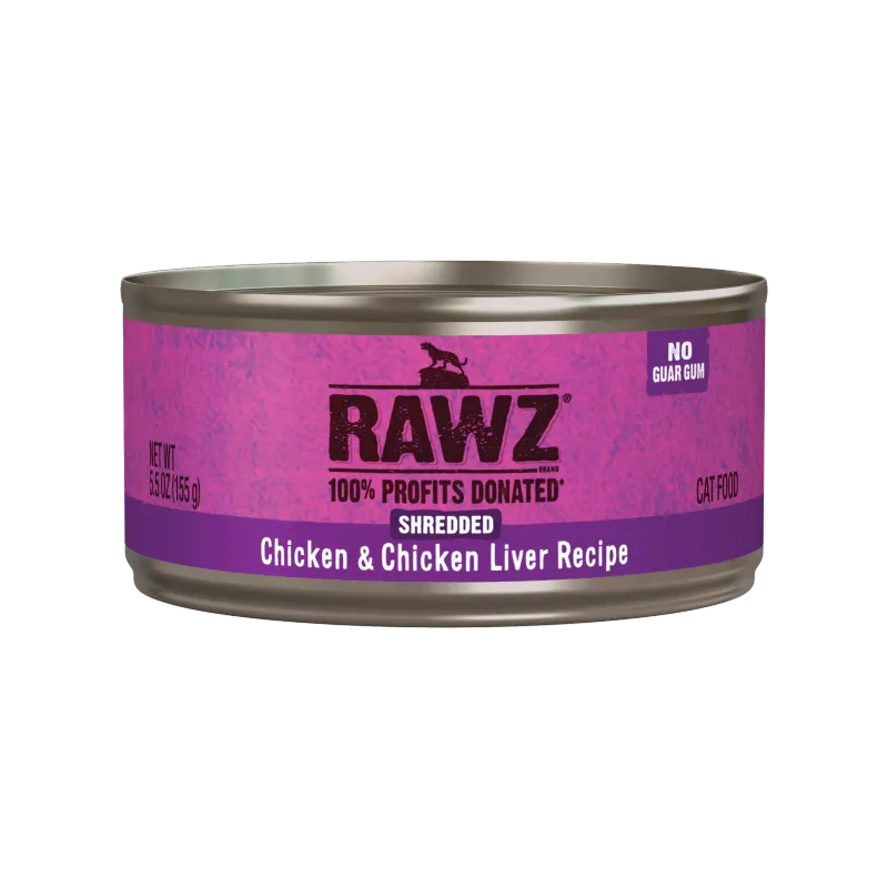 Rawz Cat Shred Chicken Liver 5oz