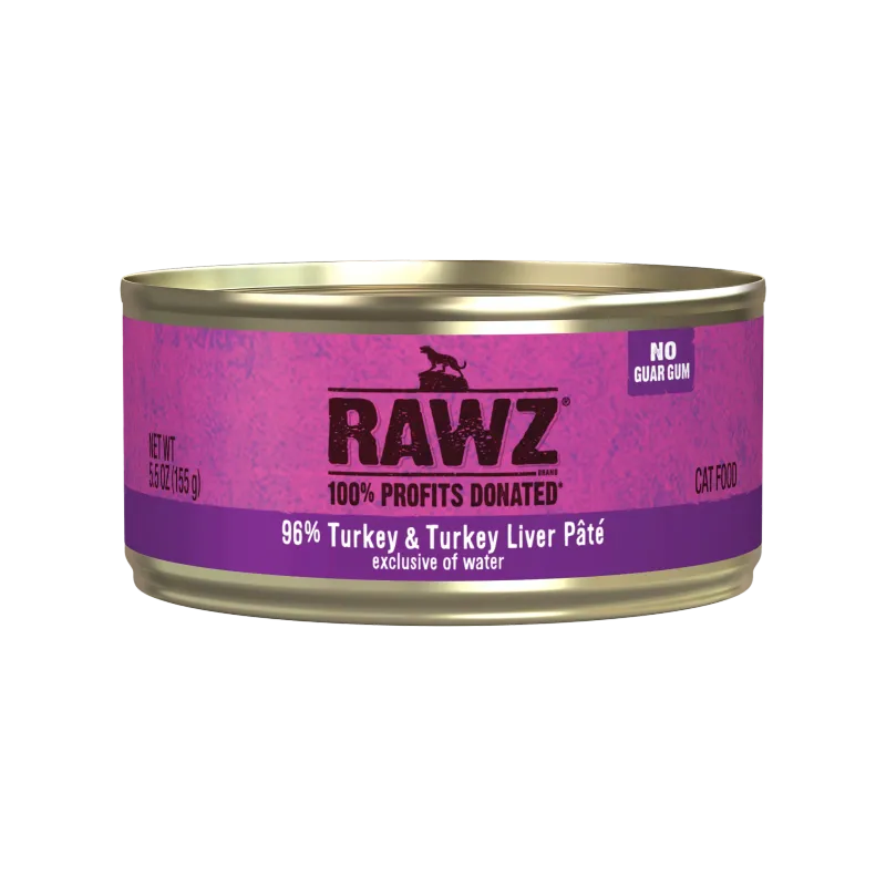 Rawz Cat 96% Turkey &amp; Liver 5oz
