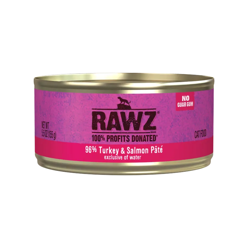Rawz Cat 96% Turkey &amp; Salmon 5oz