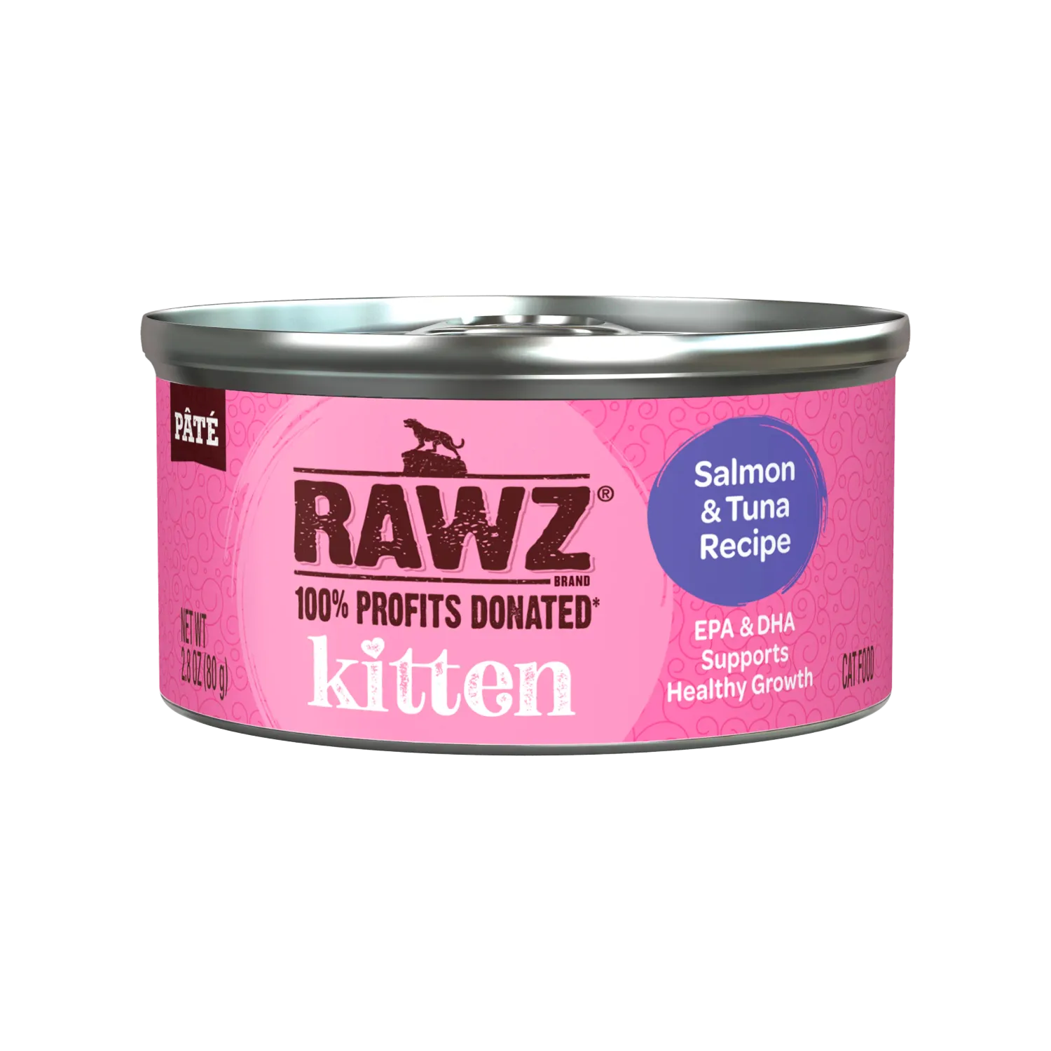 Rawz Kitten Salmon &amp; Tuna 2.8oz