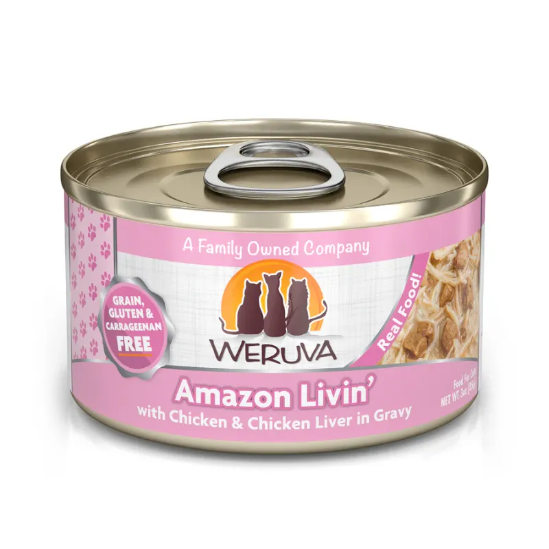 Weruva Cat Amazon Livin&#39; 3oz
