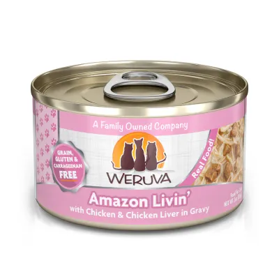 Weruva Cat Amazon Livin' 3oz