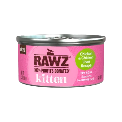 Rawz Kitten Chicken &amp; Chicken Liver 2.8oz