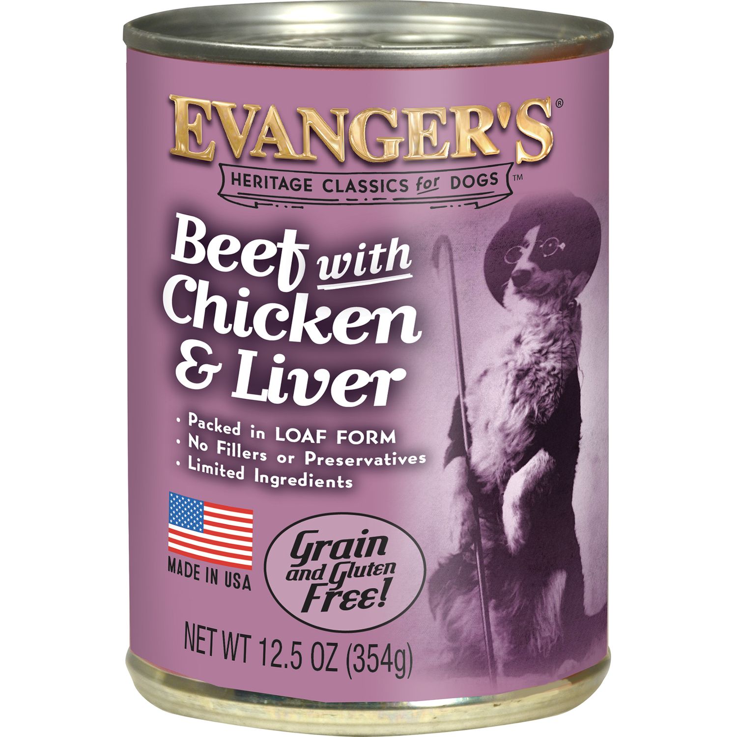Evangers Beef Chicken Liver 12.5oz