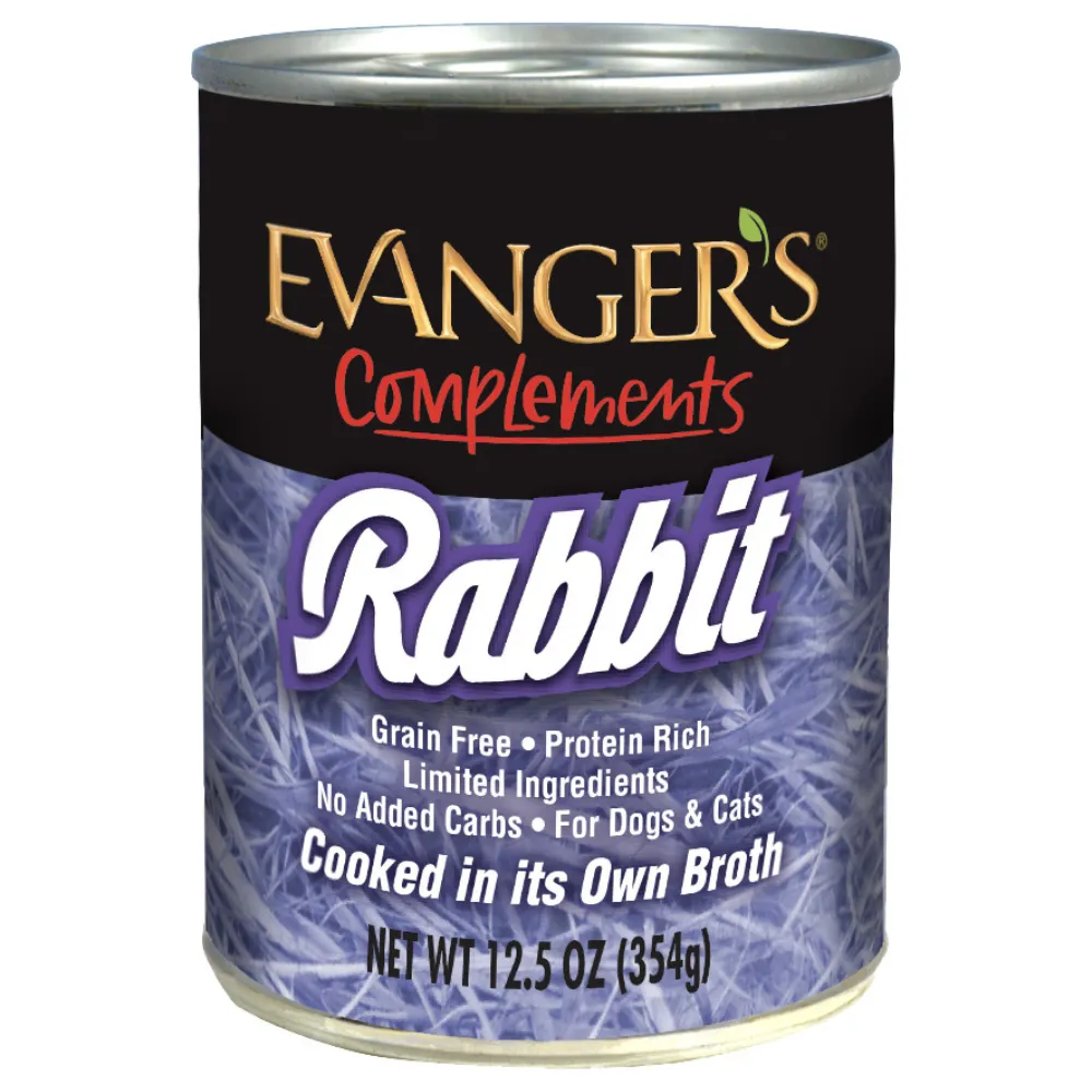 Evangers GF Complements Rabbit can 13oz