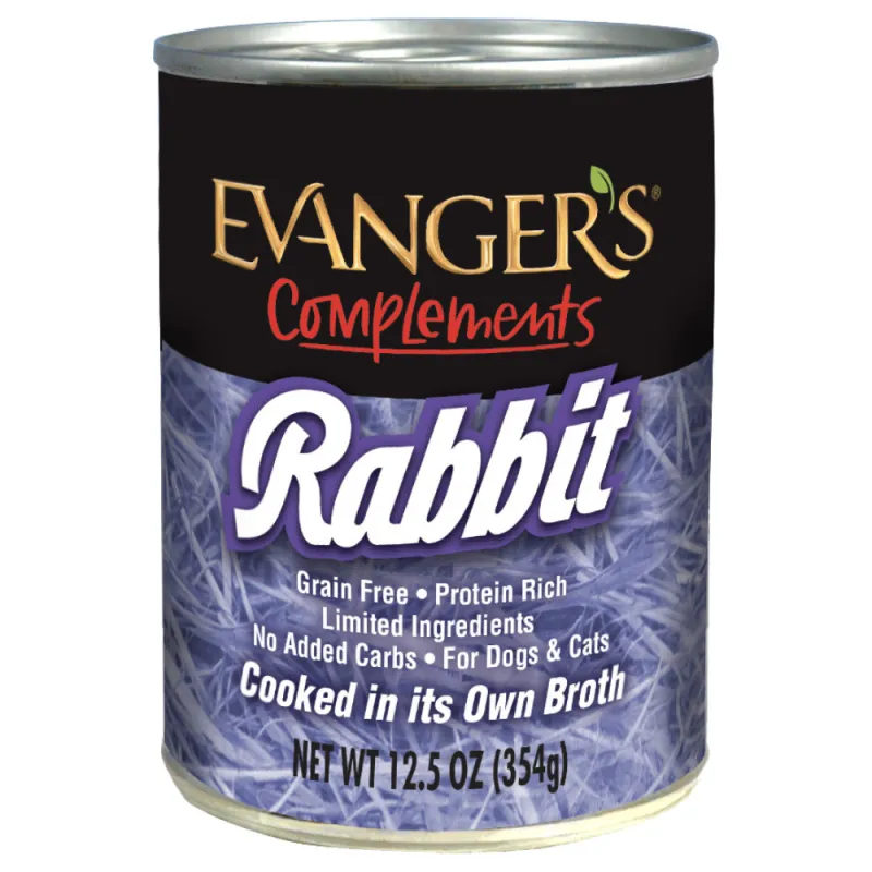 Evangers GF Complements Rabbit can 13oz