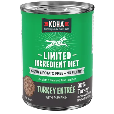Koha Dog GF LID 90% Turkey 13oz