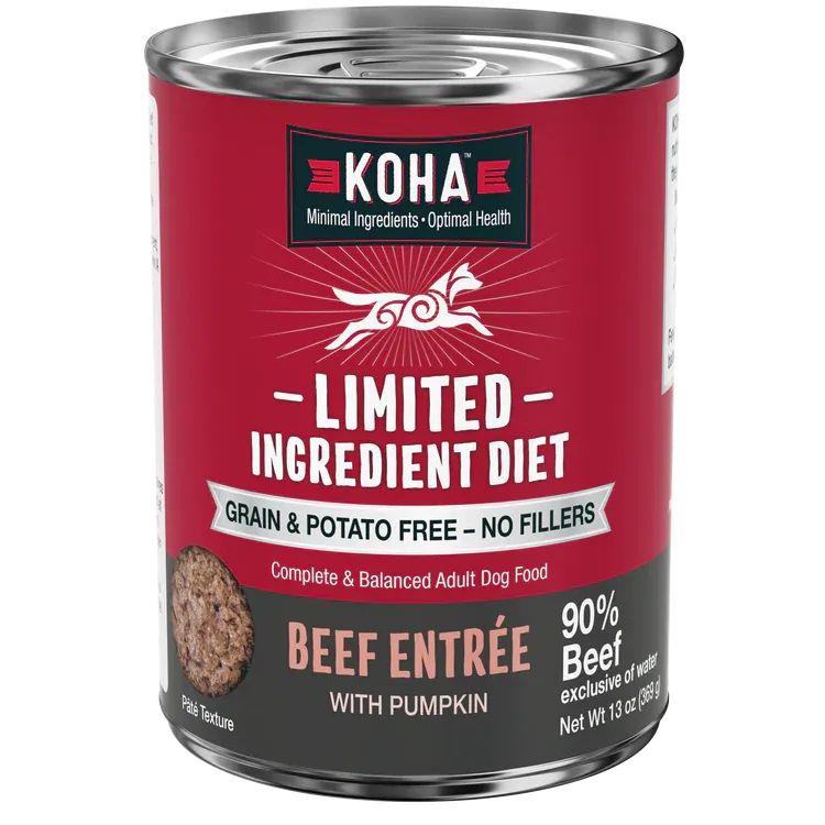 Koha Dog LID 90% Beef 13oz