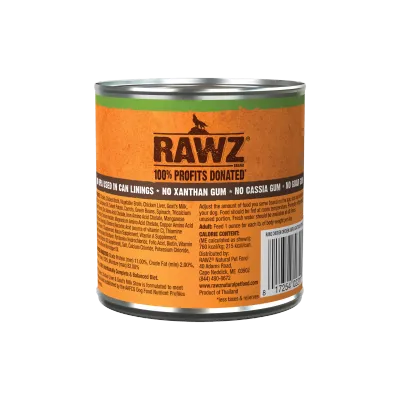 Rawz Dog Can Stew Chicken Liver &amp; Goats Milk 10oz