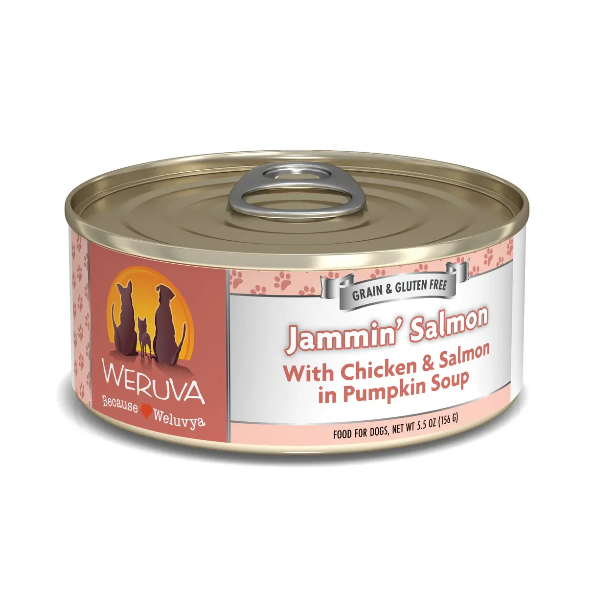 Weruva Dog Jammin Salmon 5oz.